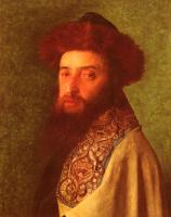 Isidor Kaufmann - Young Rabbi With Blue Tallis